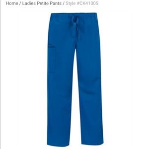 Cherokee Workwear Unisex 3-Pocket Drawstring *SHORT* Scrub Pants